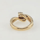 1.02 CTW Diamond Engagement Ring 14K Yellow Gold, Size 4.25