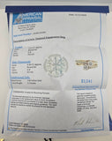 1.02 CTW Diamond Engagement Ring 14K Yellow Gold, Size 4.25