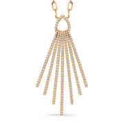 1.61 CTW Diamond Necklace in 14kt Yellow Gold