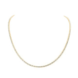14k Gold Diamond Tennis Necklace - 3.12ct