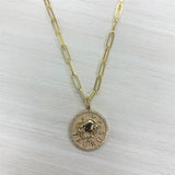 14k Gold & Diamond Zodiac Charm - Taurus - 0.21ct