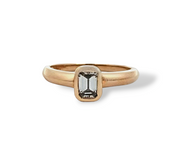 1.25CT. Solitaire Emerald Step Cut Diamond Engagement Ring in 14k Yellow Gold, Size 8.25