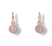 Sterling Silver Cubic Zirconia Drop Earrings