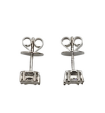 0.72 CTW Diamond Stud Earrings in 14kt White Gold