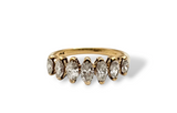 1.00 CTW Marquise Cut Diamond Ring in 14kt Yellow Gold, Size 6.25