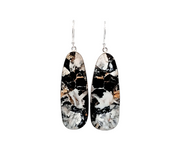 Sterling Silver White Buffalo Turquoise Earrings