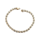 0.90 CTW Diamond Bracelet in 14k Yellow Gold