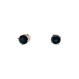 1.20 CTW Sapphire Stud Earrings in 14k Yellow Gold