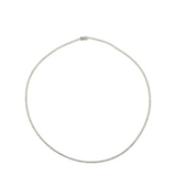 14k White Gold Diamond Tennis Necklace - 3.05ct