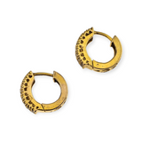 0.81 CTW Diamond Hoop Earrings 14k Yellow Gold
