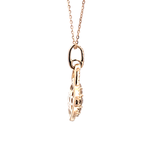 0.90 CTW Diamond Pendant Necklace in 18k Yellow Gold
