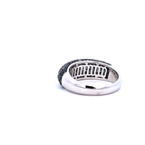 Sapphire and Diamond Ring in 18k White Gold, Size 7
