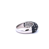Sapphire and Diamond Ring in 18k White Gold, Size 7