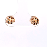 1.20 CTW Sapphire Stud Earrings in 14k Yellow Gold