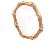 1.72 CTW Diamond Bamboo Bracelet in 20k Yellow Gold