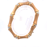 1.72 CTW Diamond Bamboo Bracelet in 20k Yellow Gold