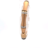 1.72 CTW Diamond Bamboo Bracelet in 20k Yellow Gold