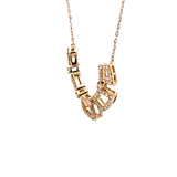 0.66 CTW Diamond Necklace in 18k Yellow Gold