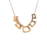 0.66 CTW Diamond Necklace in 18k Yellow Gold
