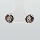 0.31 CTW Marquise Shaped Designer Cut Diamond Stud Earrings in 14kt White Gold