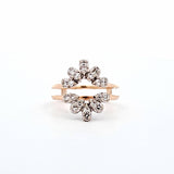 0.45 CTW Diamond Solitaire Enhancer Wrap Jacket in 14kt Yellow and White Gold, Size 7.75