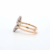 0.45 CTW Diamond Solitaire Enhancer Wrap Jacket in 14kt Yellow and White Gold, Size 7.75