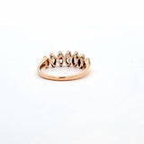 1.00 CTW Marquise Cut Diamond Ring in 14kt Yellow Gold, Size 6.25