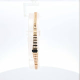 Sapphire and Diamond Bracelet in 14kt Yellow Gold