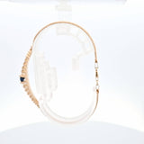 Sapphire and Diamond Bracelet in 14kt Yellow Gold