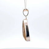 Sterling Silver Rutilated Quartz Necklace