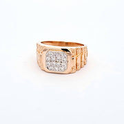 0.42 CTW Diamond Band in 14k Yellow Gold, Size 6