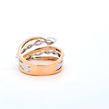 1.02 CTW Marquise Cut Diamond Ring in 14kt Yellow and White Gold, Size 6.75