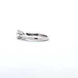 0.70CT. Round Cut Diamond Solitaire Engagement Ring in 14k White Gold, Size 6.5
