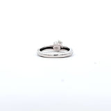0.70CT. Round Cut Diamond Solitaire Engagement Ring in 14k White Gold, Size 6.5