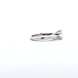 0.70CT. Round Cut Diamond Solitaire Engagement Ring in 14k White Gold, Size 6.5