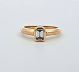 1.25CT. Solitaire Emerald Step Cut Diamond Engagement Ring in 14k Yellow Gold, Size 8.25