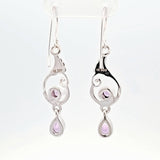 Sterling Silver Amethyst Gemstone Earrings