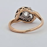 2.04 CTW Old Mine Cut Diamond Engagement Ring in 14k Yellow Gold-Size 10