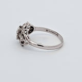 0.93 CTW Diamond Ring in Platinum, Size 7.25