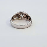 0.34CT. Diamond Belcher Ring in 14k White Gold, Size 6