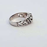 0.34CT. Diamond Belcher Ring in 14k White Gold, Size 6