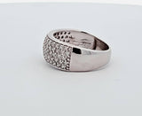 1.15 CTW Diamond Ring in 14k White Gold, Size 8