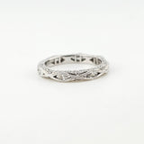 Marquise Diamond Wedding Band 14k White Gold Size 5.75