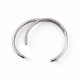 Sterling Silver Cubic Zirconia Bypass Bracelet