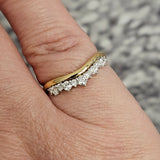 0.40 CTW Diamond Wedding Band 14k Yellow Gold - Size 6.5