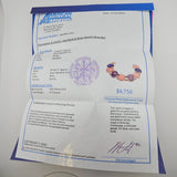 Amethyst and Rose Quartz Scarab Bracelet 14k Yellow Gold