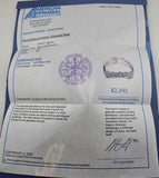 0.40 CTW Diamond Ring 14k White Gold - Size 6.5