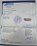 0.73 CTW Diamond Band Platinum - Size 4.75