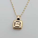 0.35 CTW Diamond Pendant Necklace 14k Yellow and White Gold