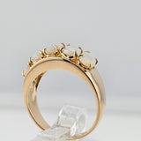 0.75 Ct. Opal Ring 14k Yellow Gold - Size 6.5